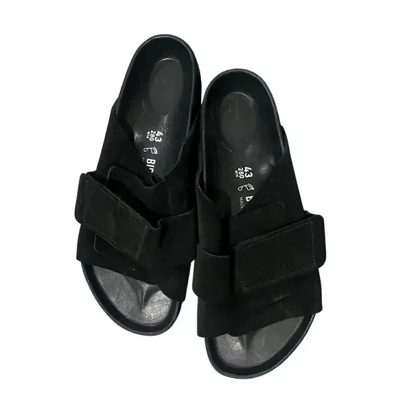 Birkenstock Shoes Birkenstock Kyoto Black Suede Sandals Eu 43